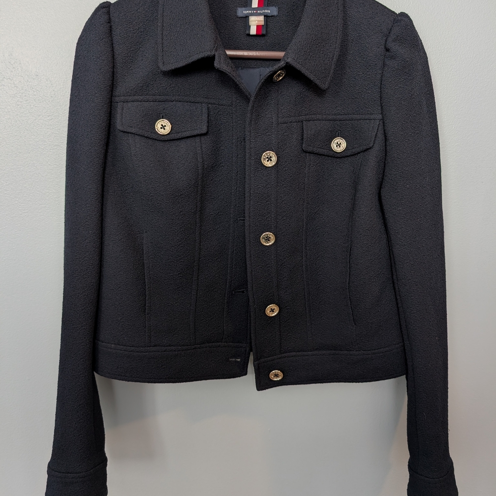 Black Button-Up Jacket